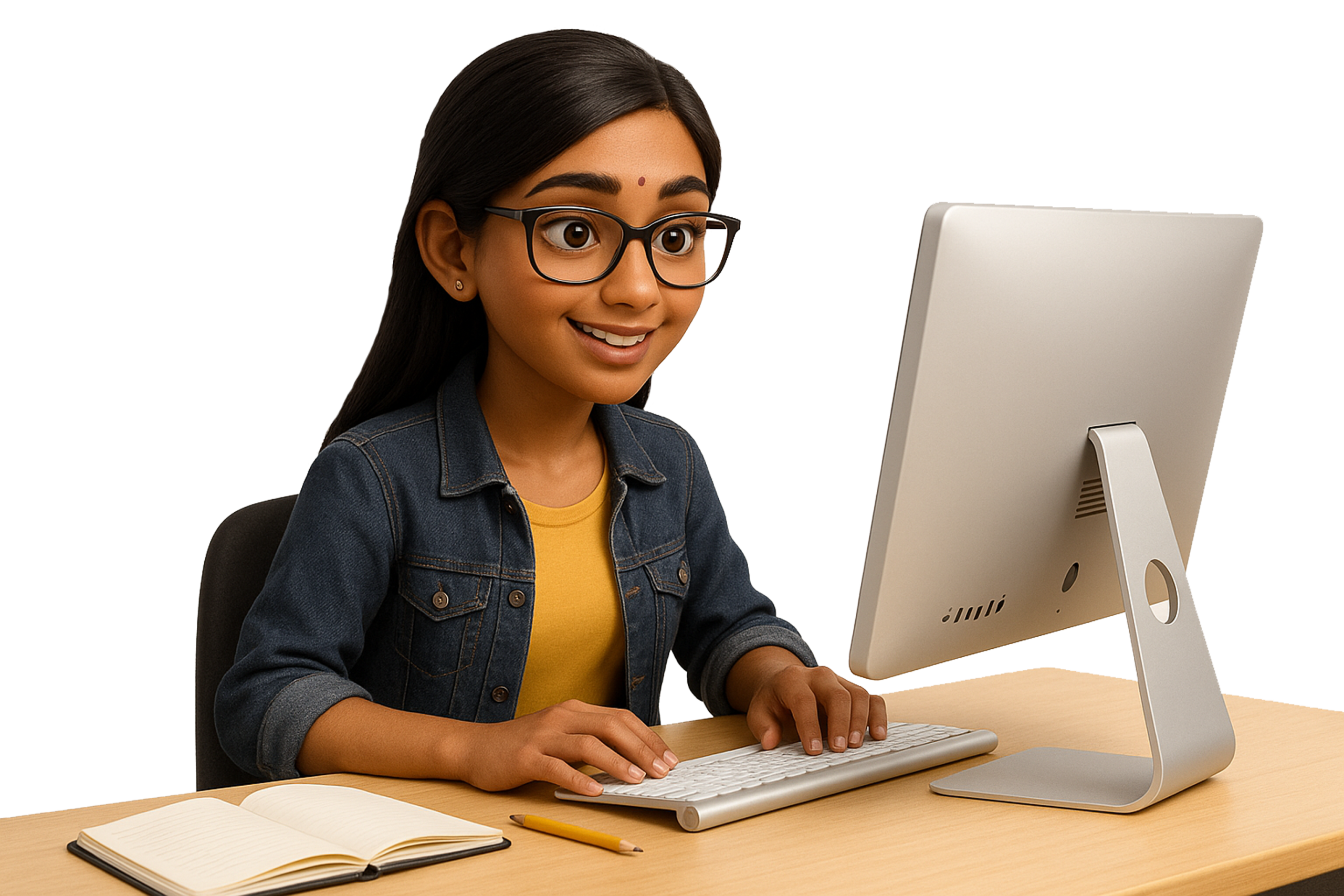 Graphic Design and Video Editing Institute Character